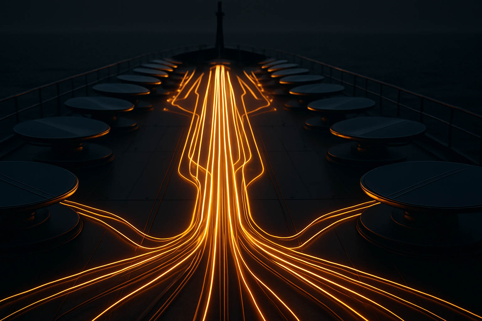 Port and Starboard: VLAN-as-WAN Trunking for Dozens of Satellite Links